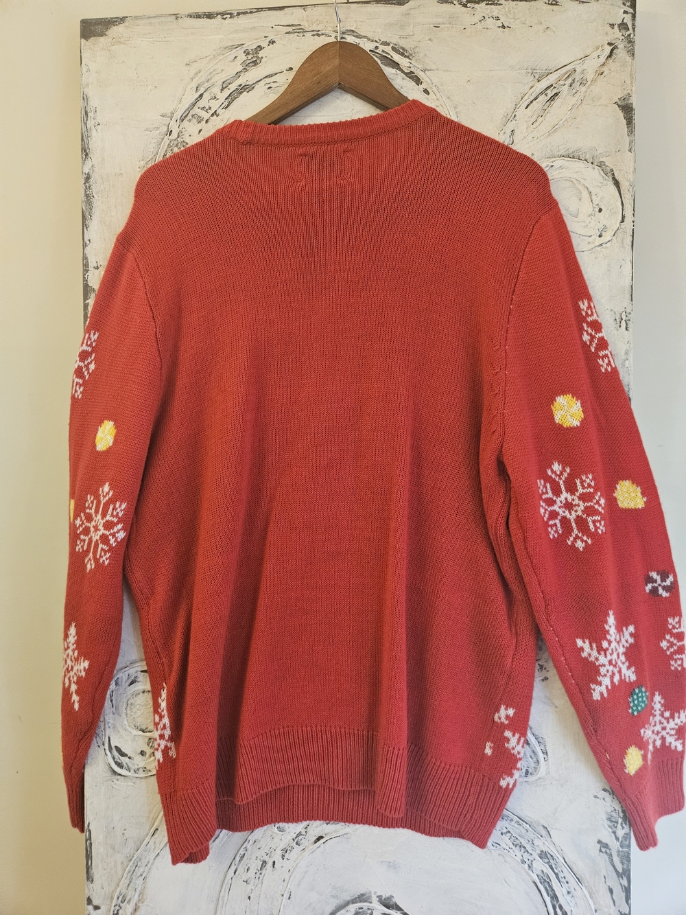 Holiday Red Gingerbread Crewneck Holiday Sweater Ugly Sweater - Picture 4 of 5